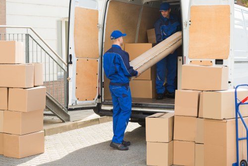 Business relocation planning in Soho with logistical preparation