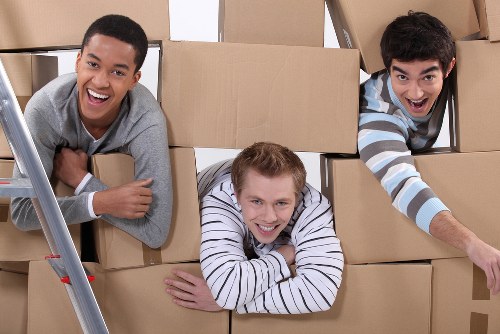 Local removal van in Soho ready for an office or home relocation