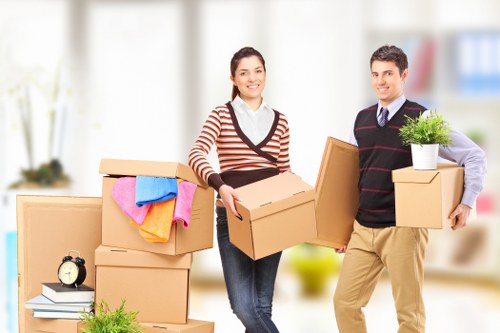 Commercial moving team planning a business relocation in Soho