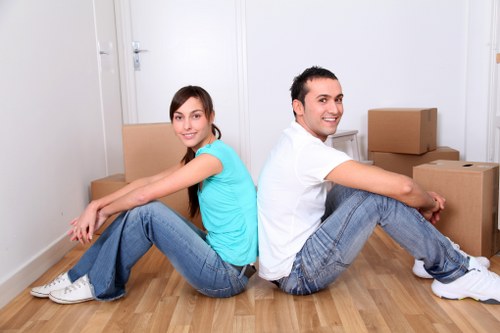 Soho Man And Van team assisting with a move