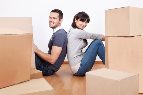 Packing and furniture protection for a Soho removal job