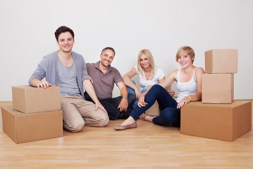 Careful loading of boxes and furniture for a Soho property removal