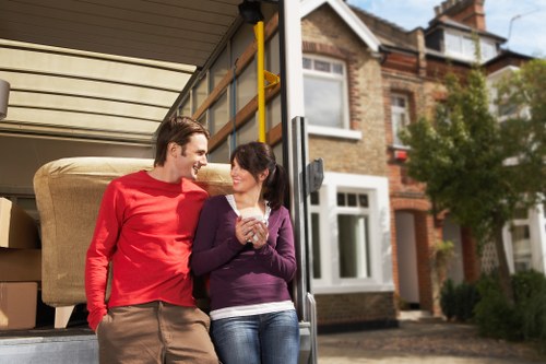 Waste removal and disposal items arranged for lawful collection