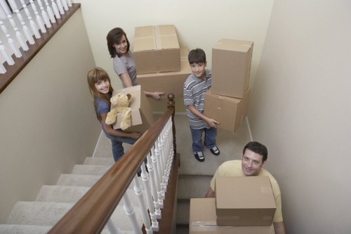Office relocation equipment prepared by Soho removal company